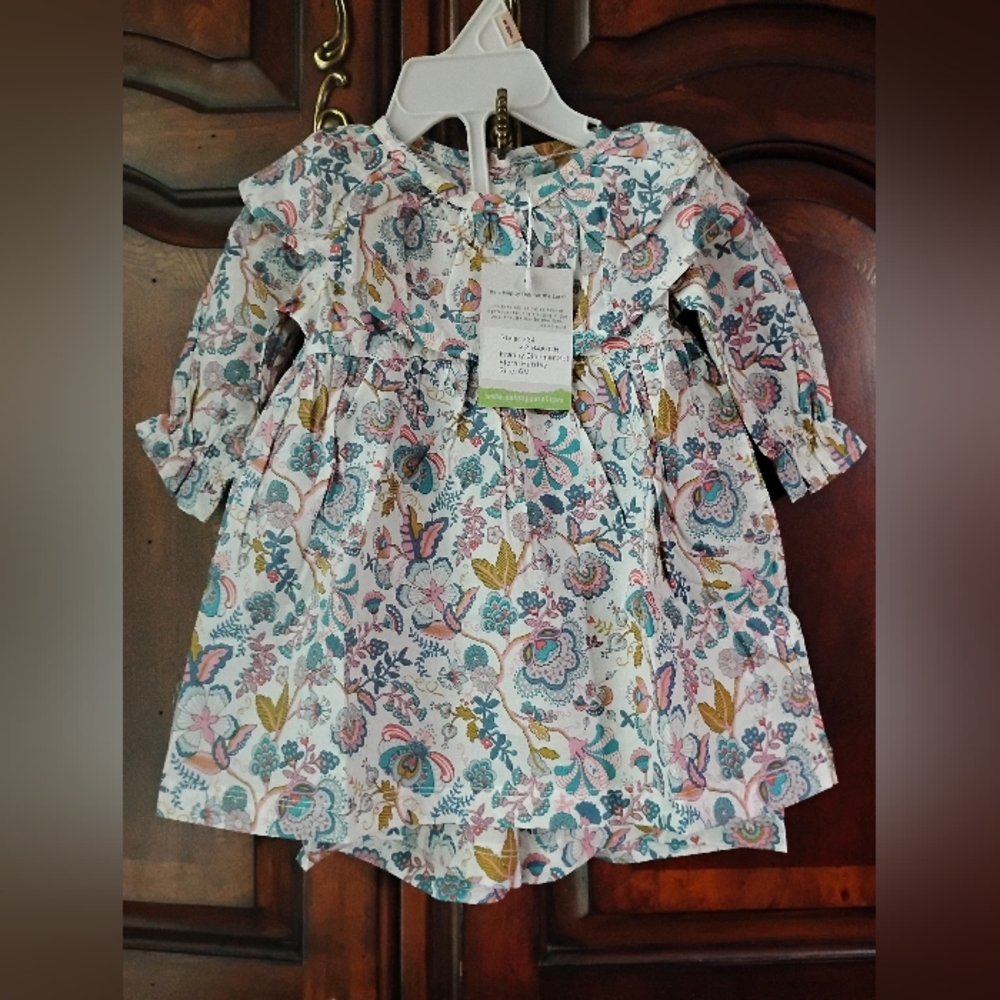 Floral Kids Dress in Multicolor